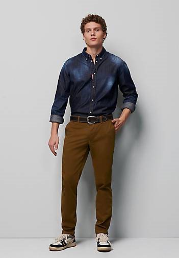 MEYER Chino-Hose M5 Moderne Chino Stretch Cotton
