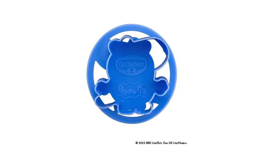 Dr.Oetker Präge-Ausstecher-Set Peppa 4-teilig türkis, blau, rot, orange