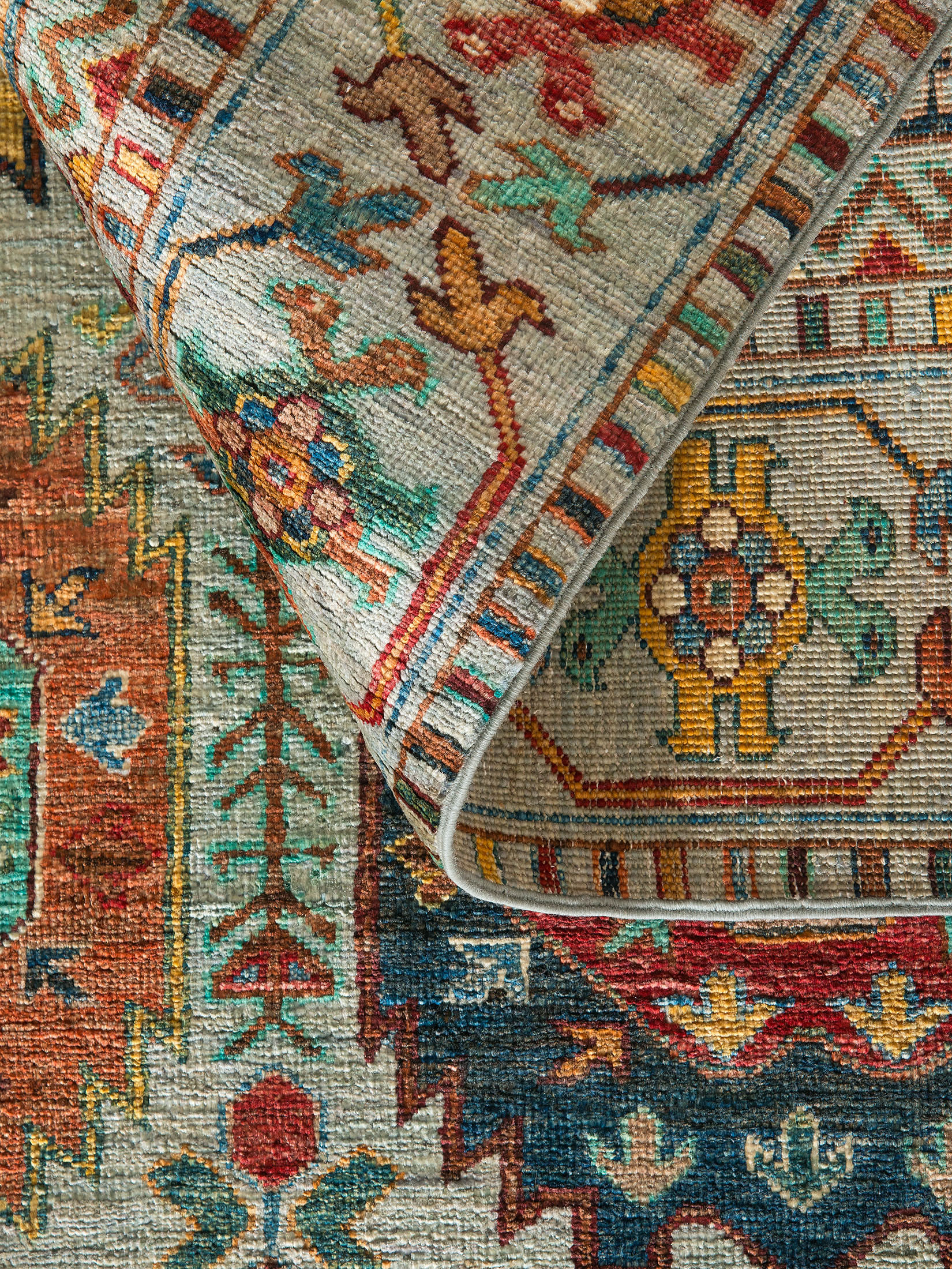 Kazak Ghazni ca. 178 x 248 cm, Unikat / Einzelstück
