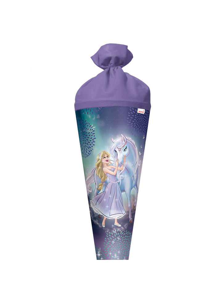 ROTH Schultüte groß Königin im Eis 70 cm, Glitter in Blau günstig kaufen onesize