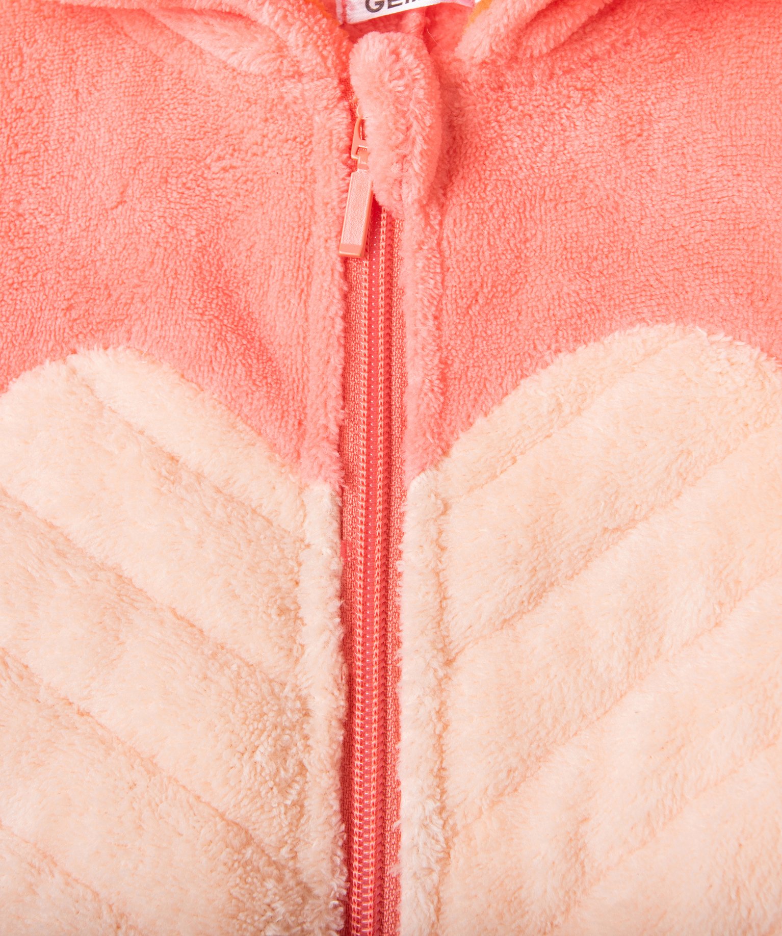 Combinaison pyjama fille avec capuche animée monstre rose | GEMO
