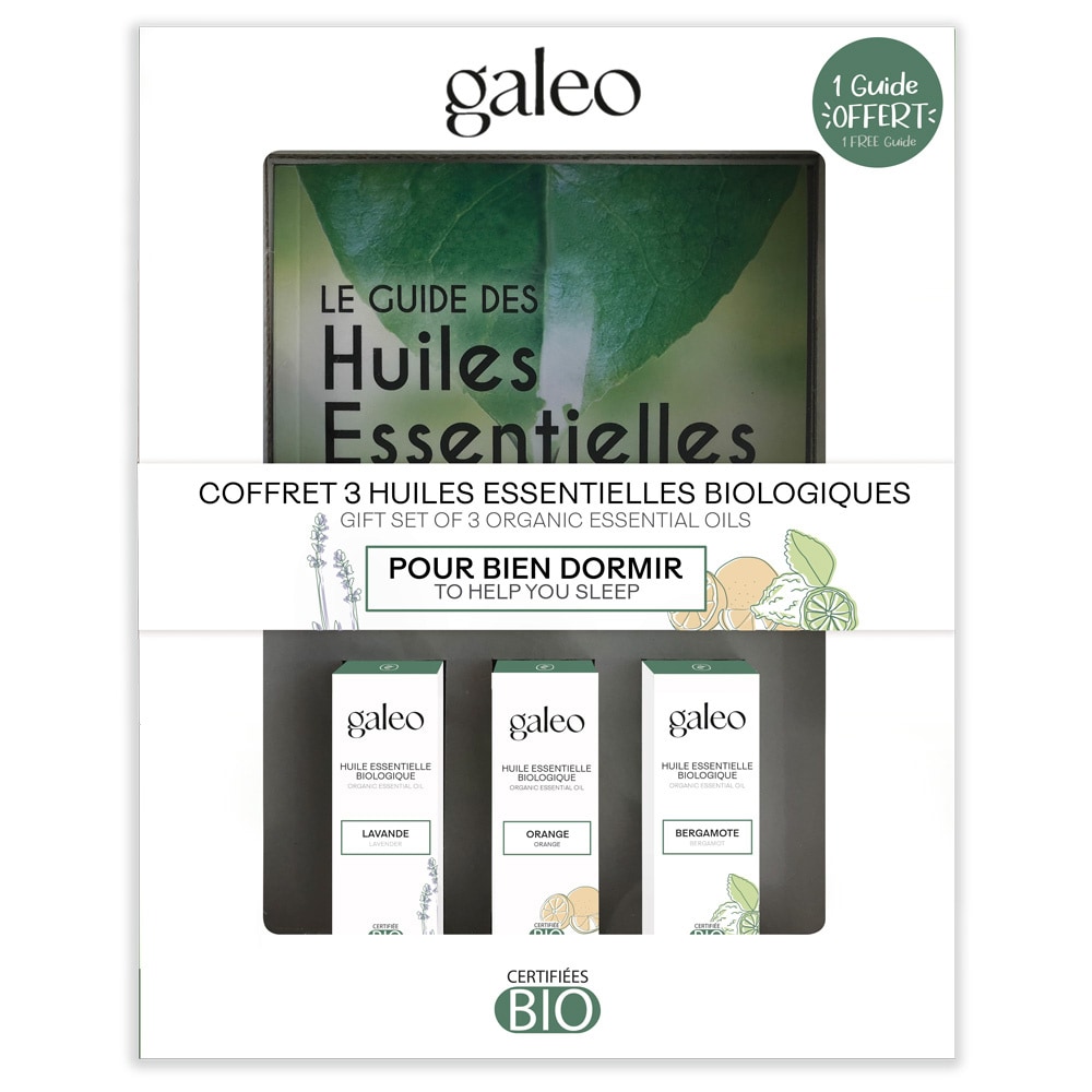 galeo COFFRET 3 HUILES ESSENTIELLES BIOLOGIQUES 
