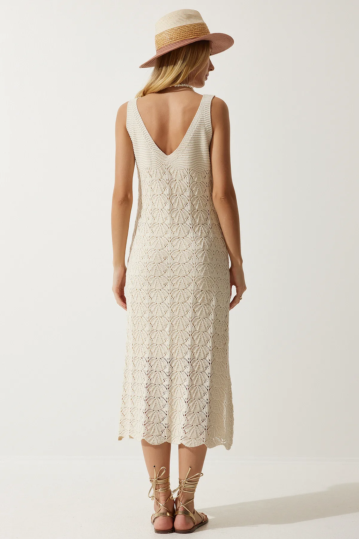 Happiness İstanbul  Kleid - Beige - A-Linie