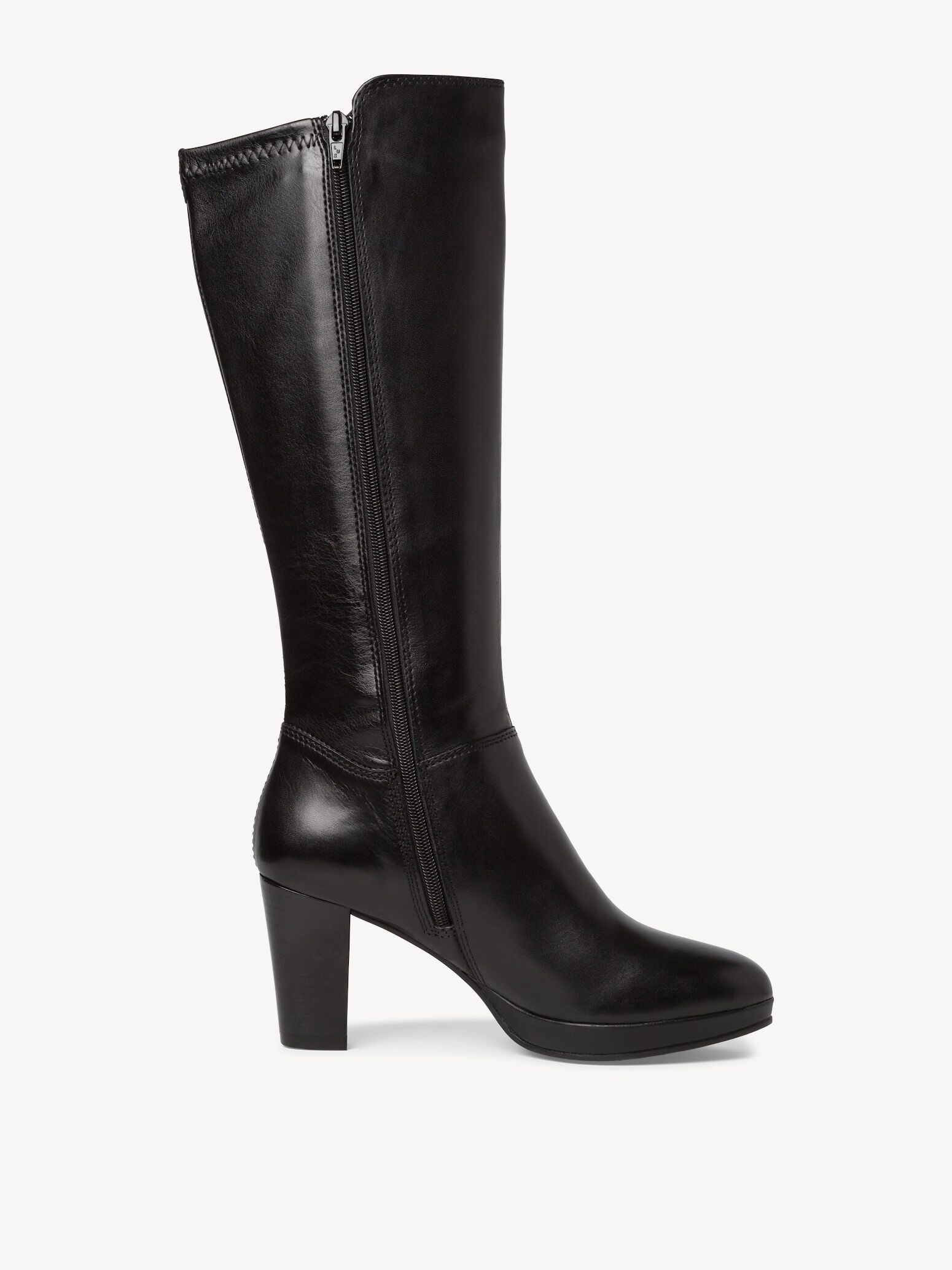 Bottes en cuir - noir