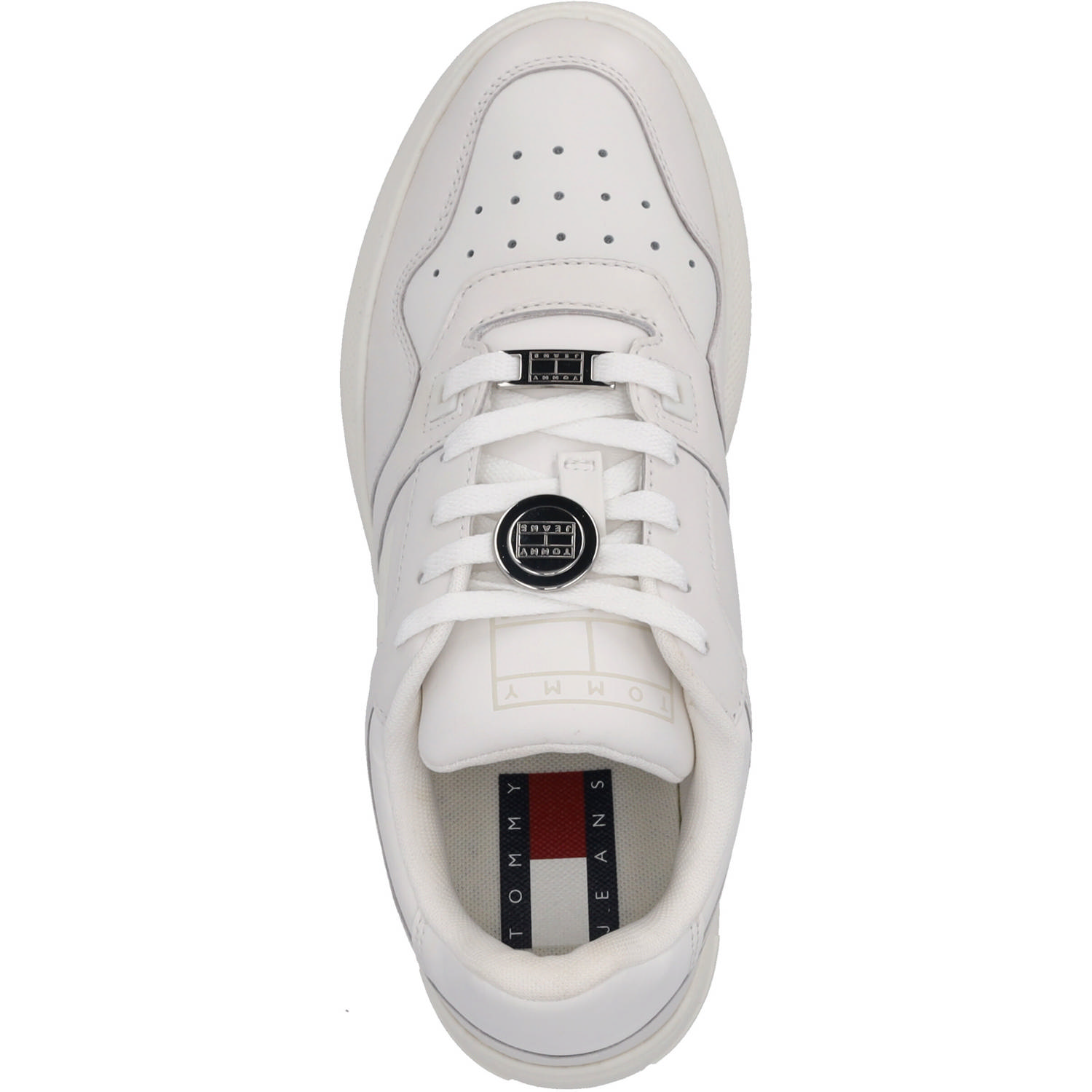 Tommy Hilfiger EN0EN02245, Schnürschuhe, Damen, white/ecru