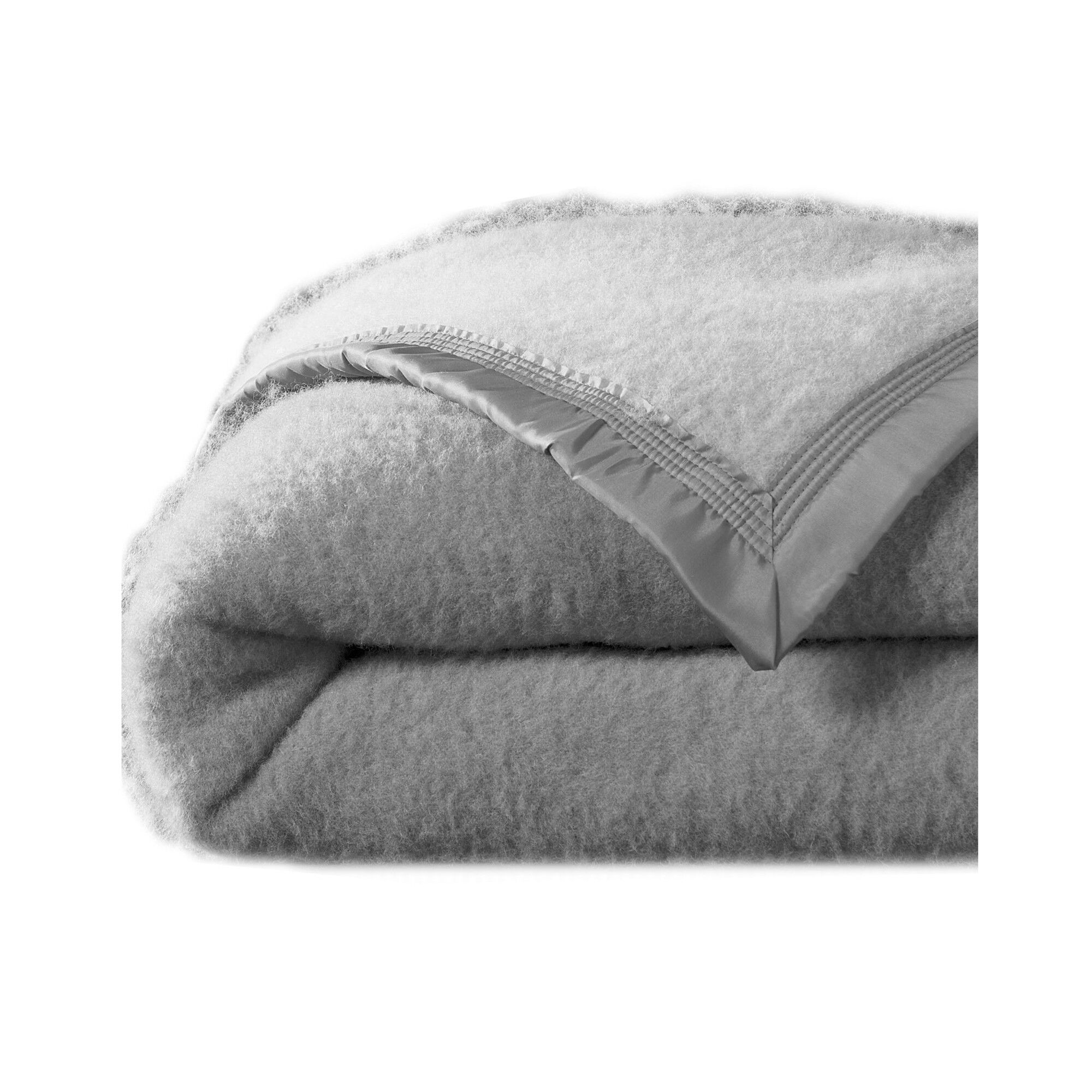 Couverture bicolore laine 730g/m2 Colombine