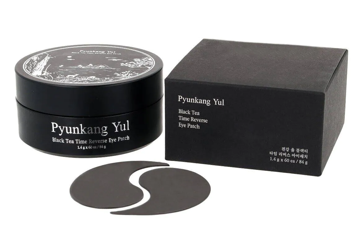 Pyunkang Yul Black Tea Time Αντίστροφο Επίθεμα Ματιών, Επιθέματα Ματιών Υδρογέλης