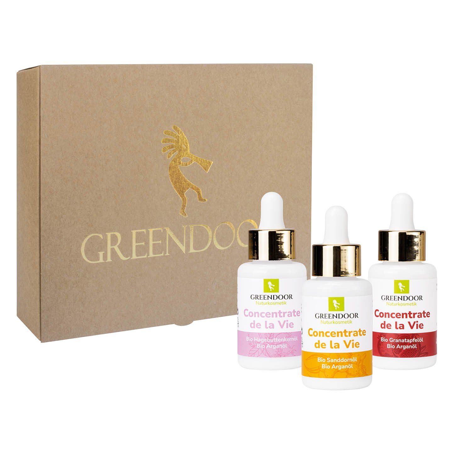 GREENDOOR Pflege-Geschenkset Geschenk Set Concentrate de la Vie