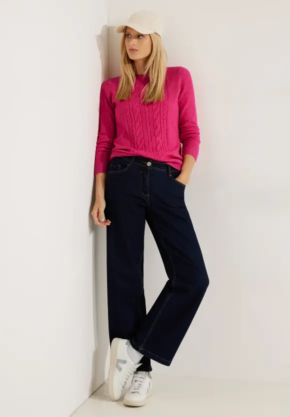 CECIL Cosy Zopfmuster Pullover