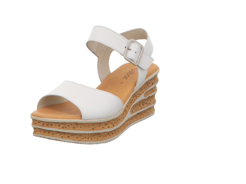 GABOR Klassische Sandalen weiss