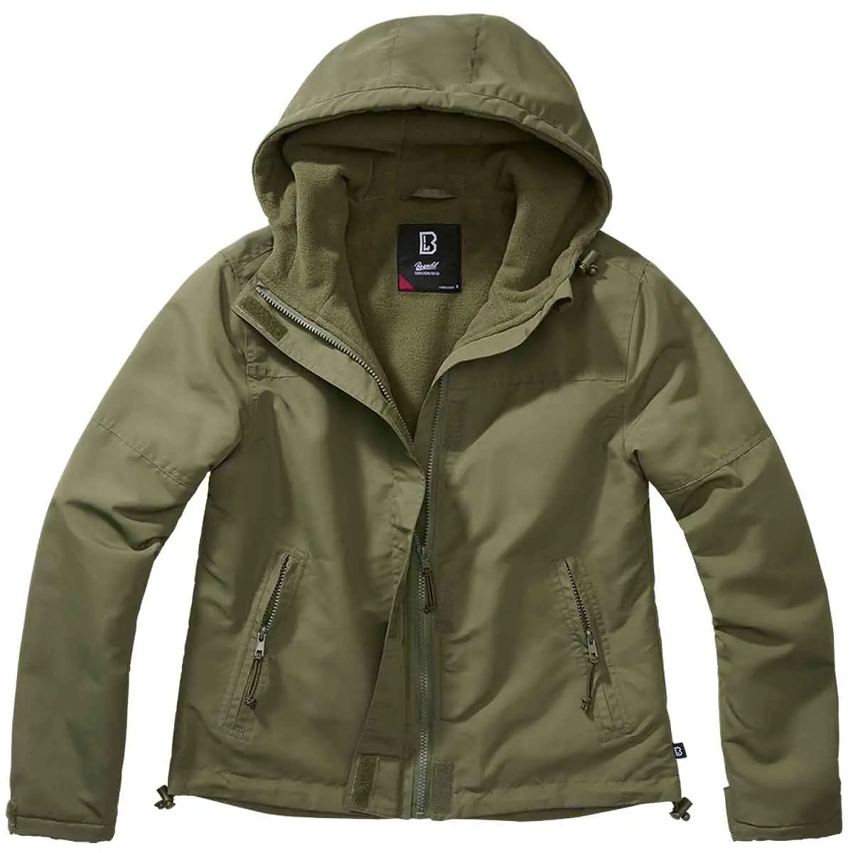 Ladies Windbreaker Frontzip oliv