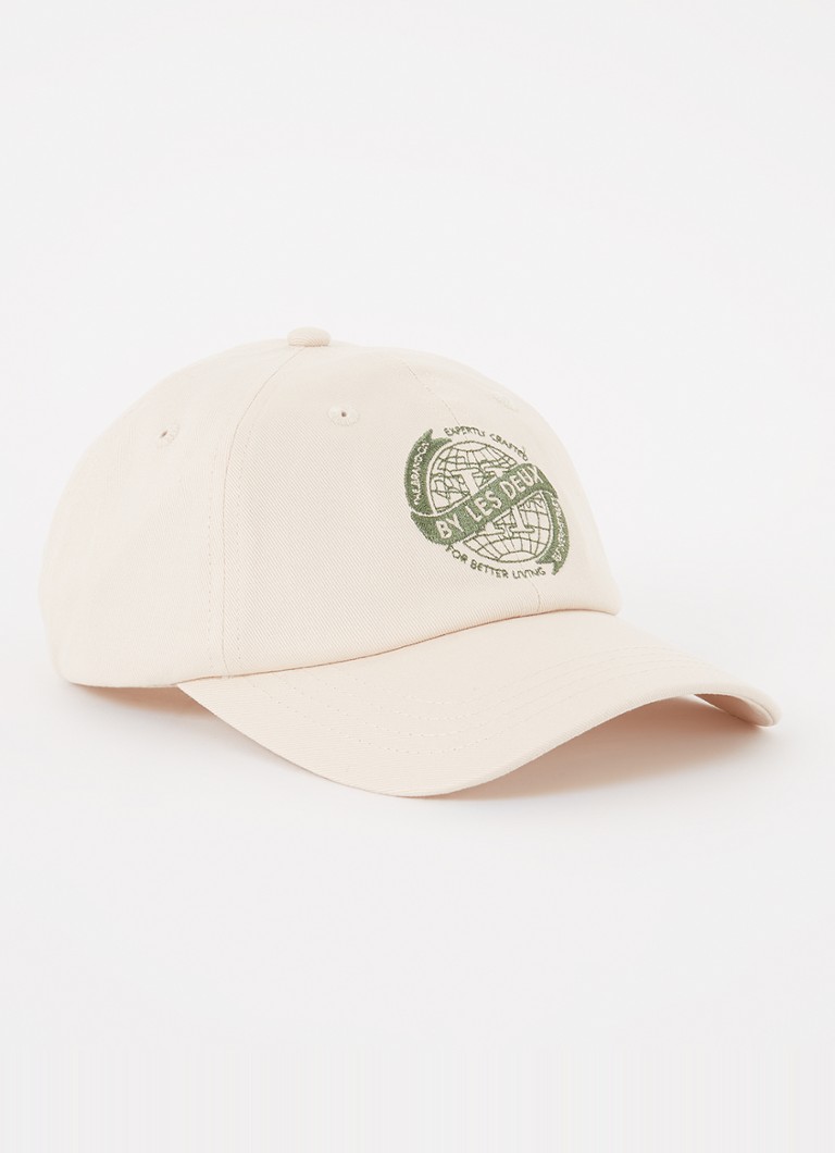 Les Deux Globe cap with logo embroidery