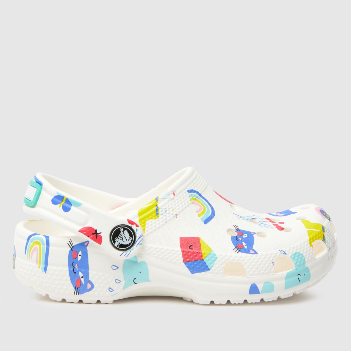 Crocs multi classic badtofflor Junior sandaler