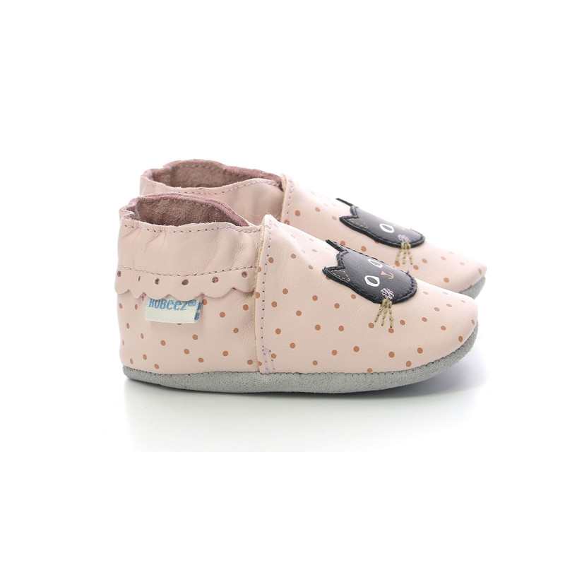 Chaussons cuir Meek Cat