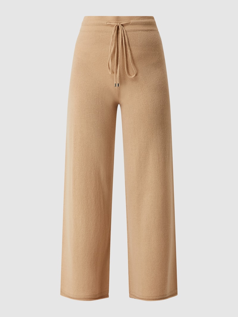 Strickhose aus Woll-Kaschmir-Mix in sand