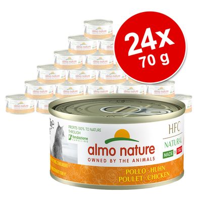 Sparpaket Almo Nature HFC Natural Made in Italy 24 x 70 g