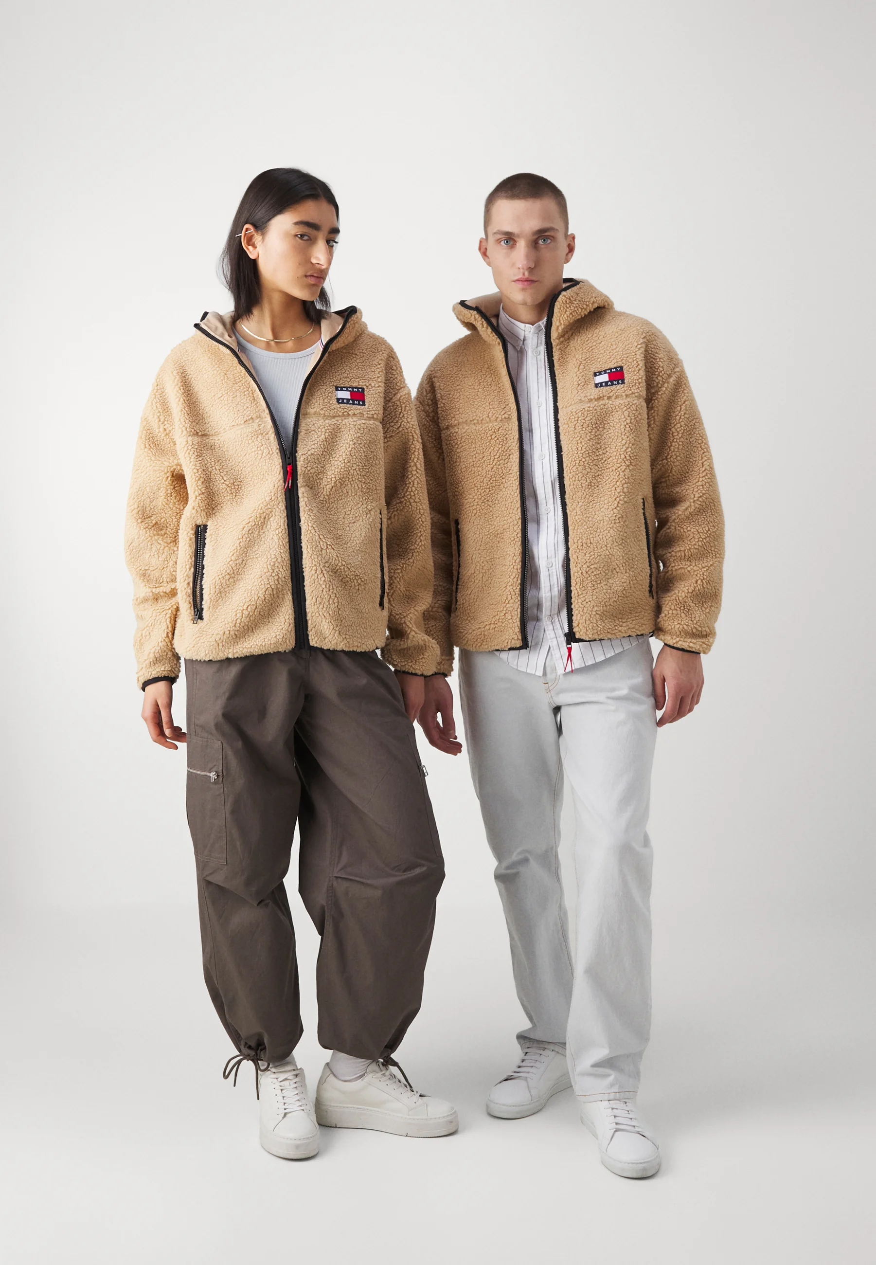 Tommy Jeans EXCLUSIVE ZIP THRU HOODIE UNISEX - Chaqueta de invierno