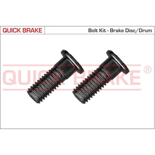 11675K Befestigunsschraube Bremsscheibe, 2 Stück - ATU