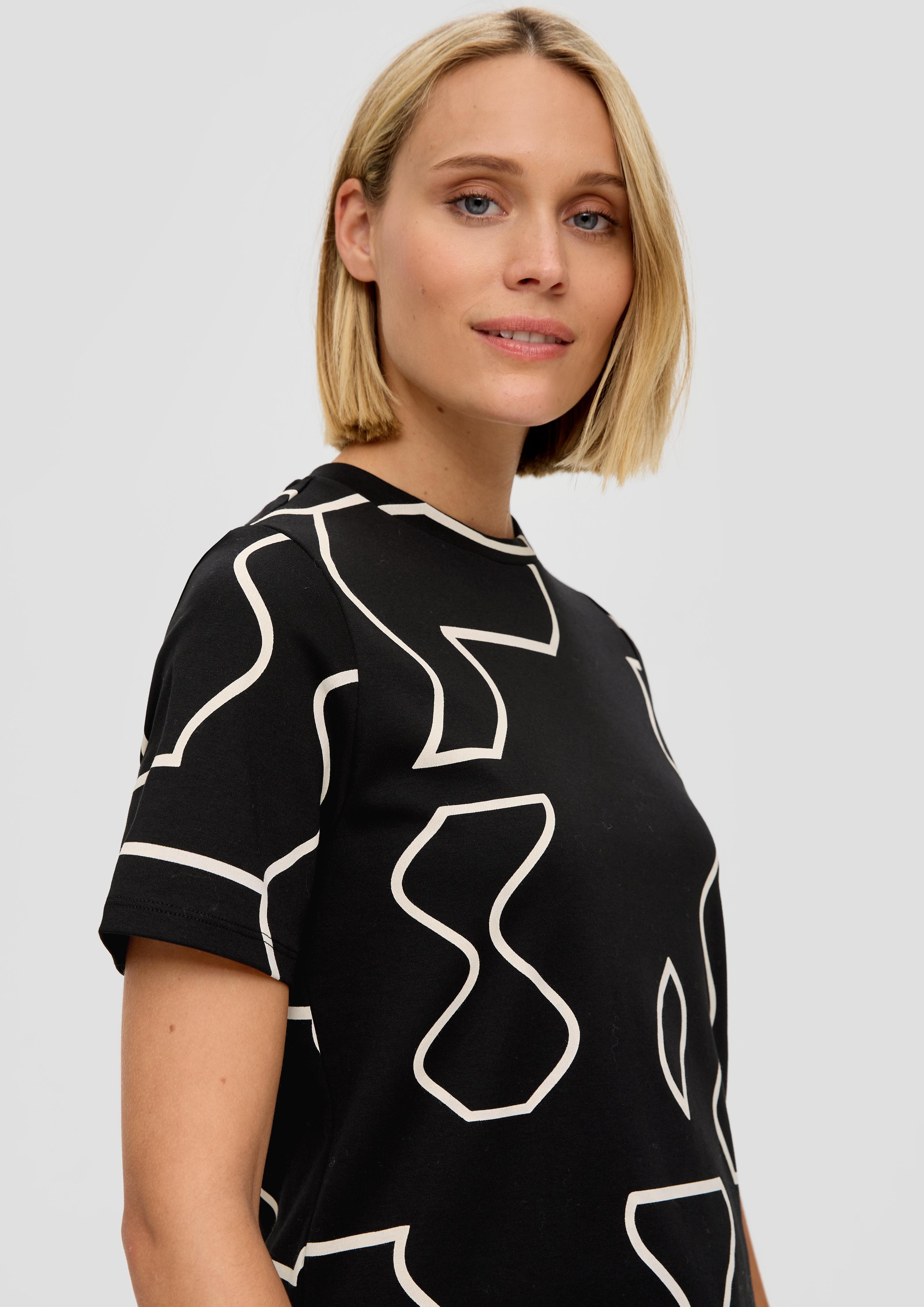 Jerseyshirt mit Allover-Print  2135713-99A5