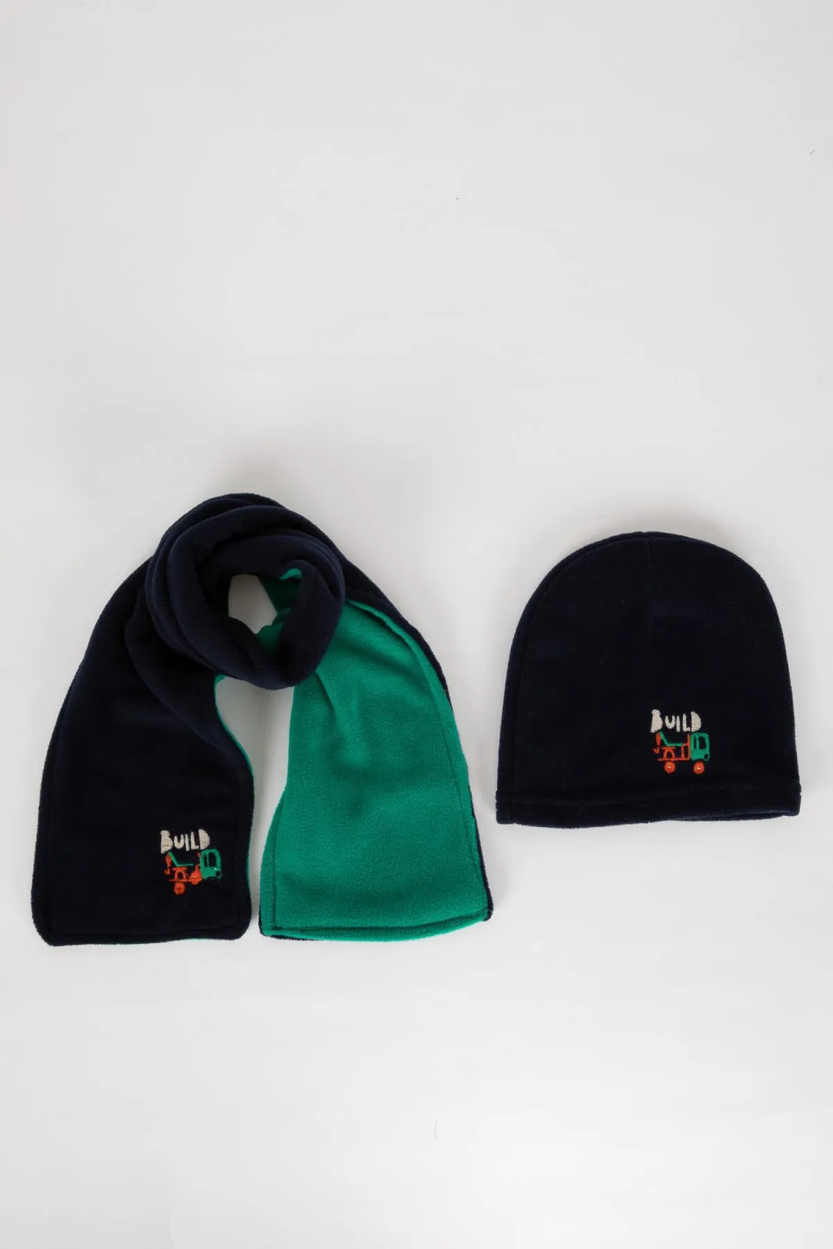 DeFacto  2-teiliges Fleece-Schal-Mütze-Set für Babys