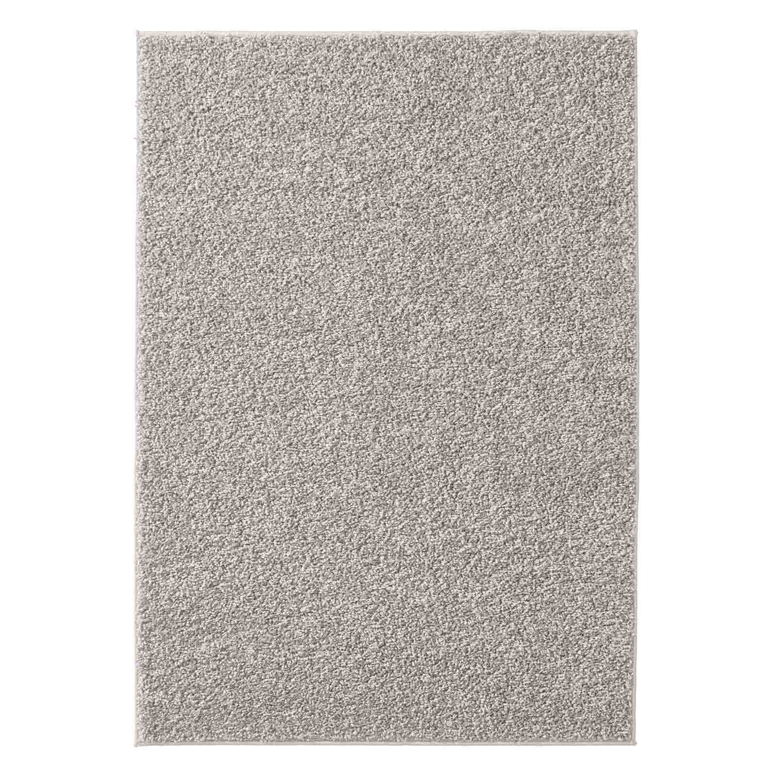 Langflor-Teppich Langflorteppich Sole 100% Polypropylen, TaraCarpet, rechteckig, Höhe: 30 mm, Hochflor Shaggy grau waschbar Wohnzimmer Schlafzimmer Bad 060x090 cm