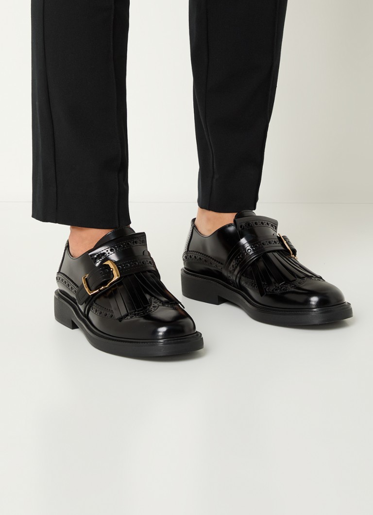 Tod's calfskin loafer with fringes