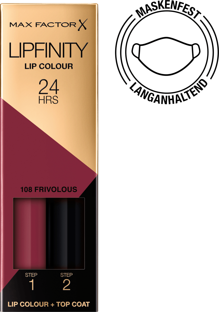 Lippenstift Lipfinity 108 Frivolous, 2 St
