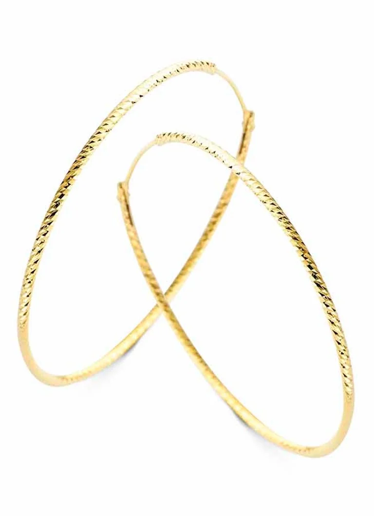 Casa Jewelry Tuscana 30 επιχρυσωμένα σκουλαρίκια