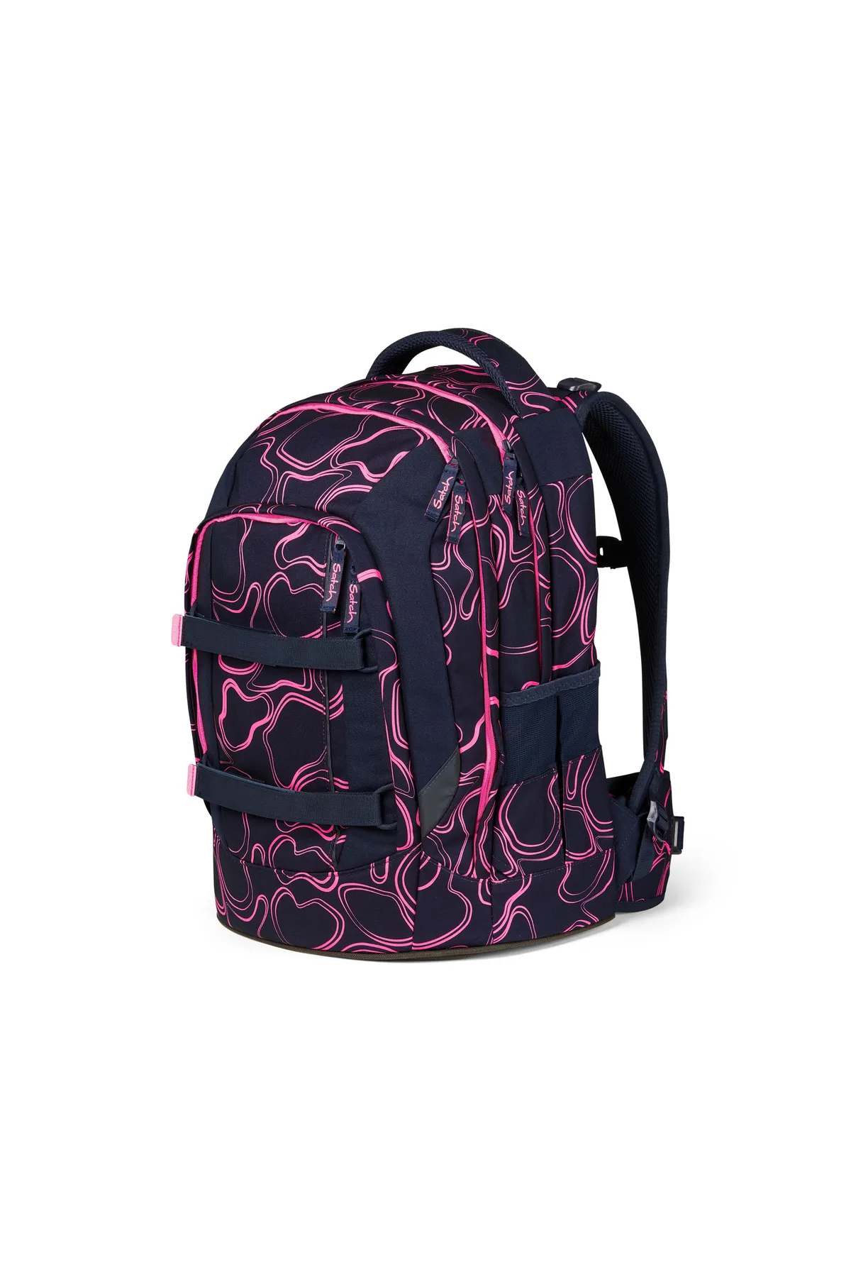 satch  Schulrucksack - Rosa - Unifarben