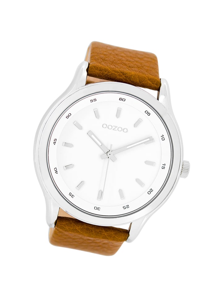 Oozoo Analog-Armbanduhr Oozoo Timepieces braun extra groß (ca. 50mm) günstig kaufen onesize
