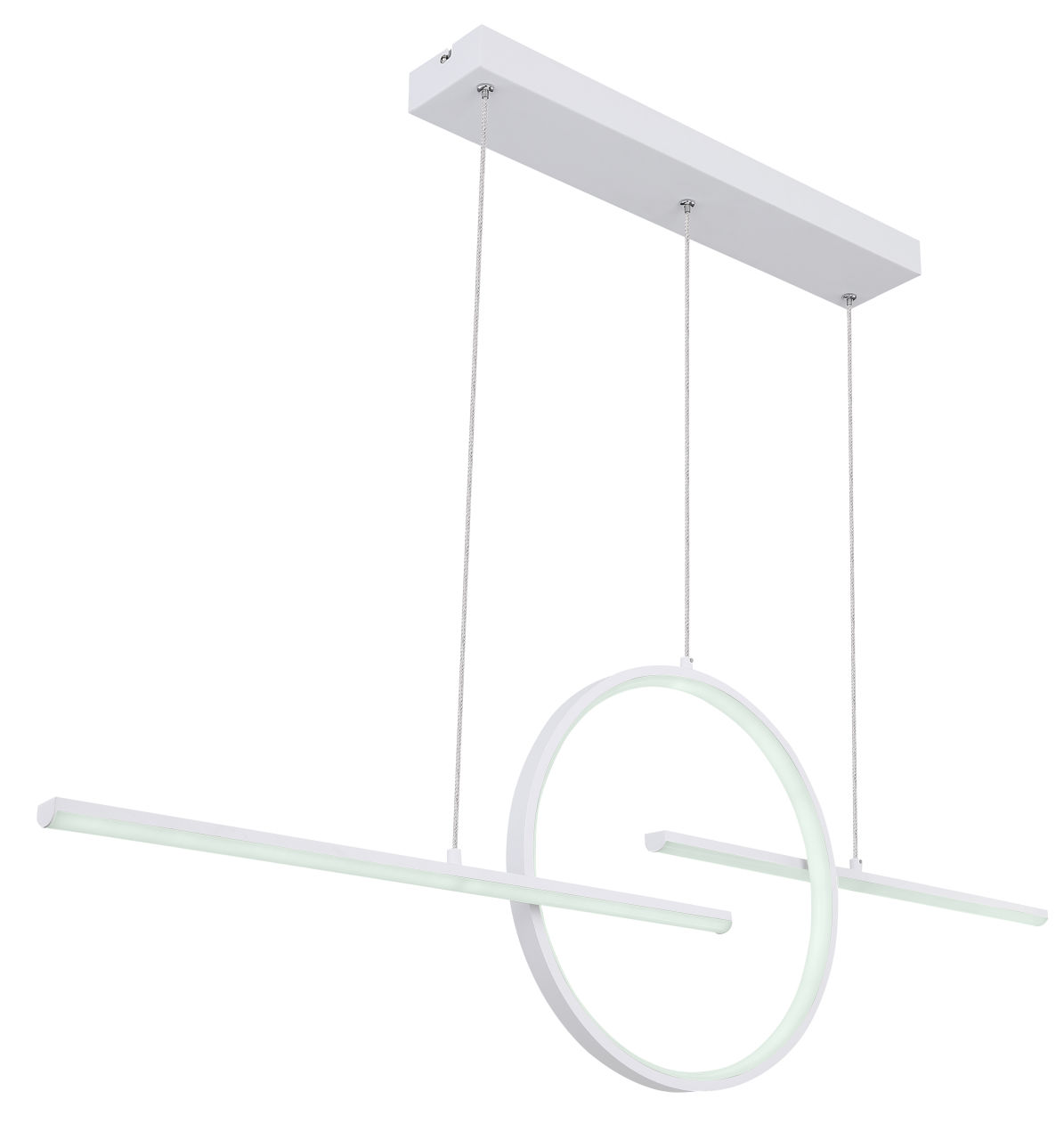 Globo Lighting - BARRAL - Hängeleuchte Metall weiß, LED