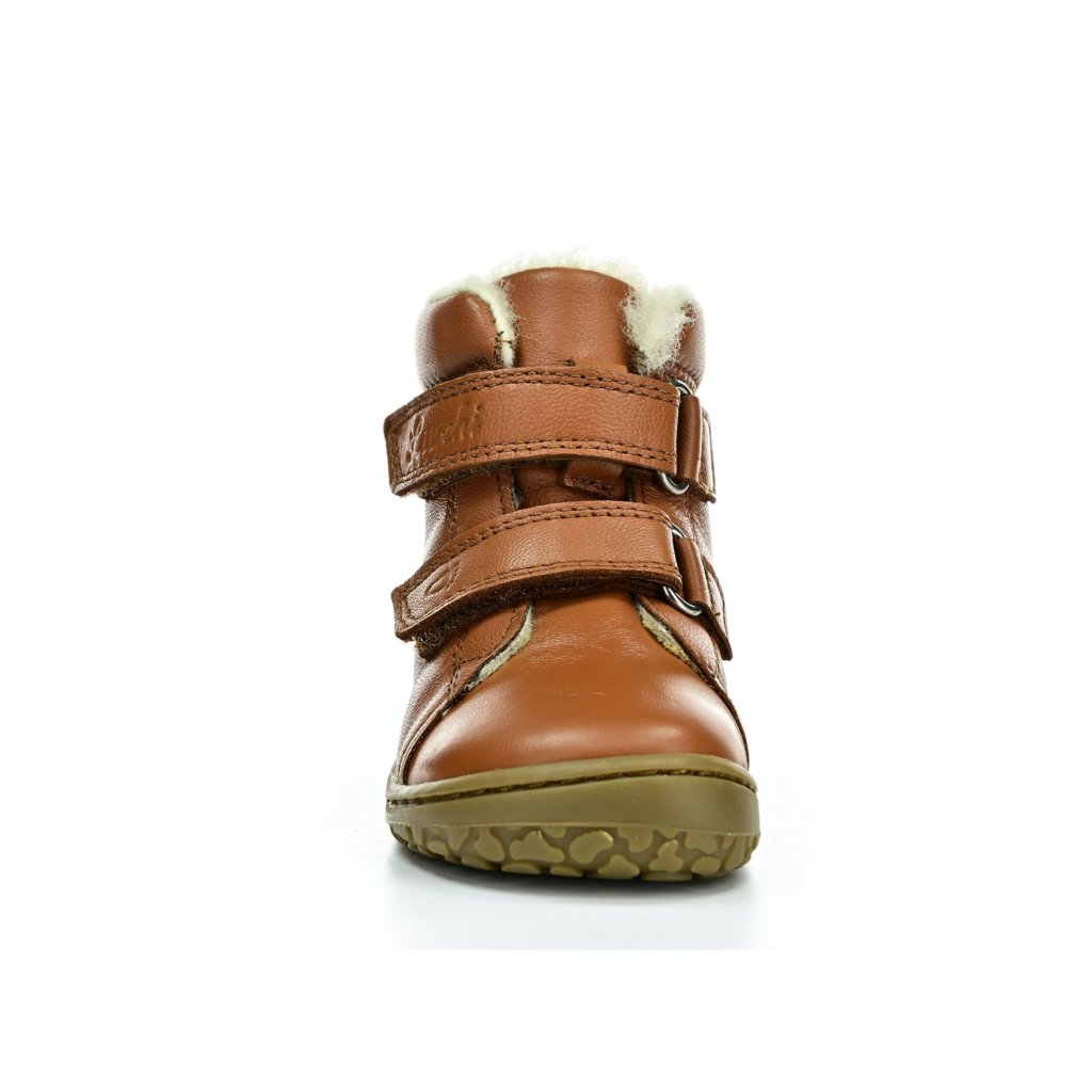 Lurchi Nik Nappa Cognac Winterbarfußstiefeletten