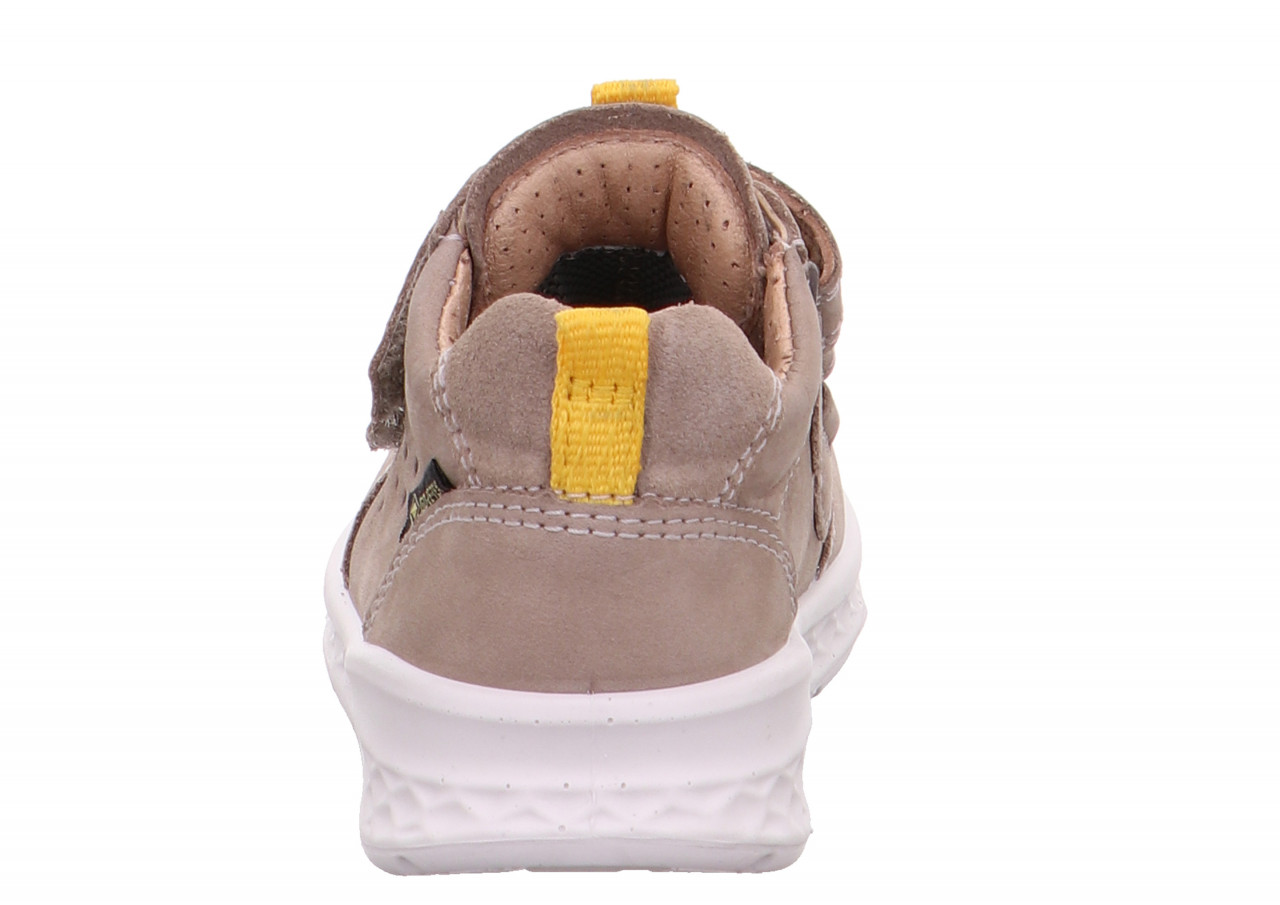 BREEZE - Beige/Gelb Sneaker low mit Klettverschluss