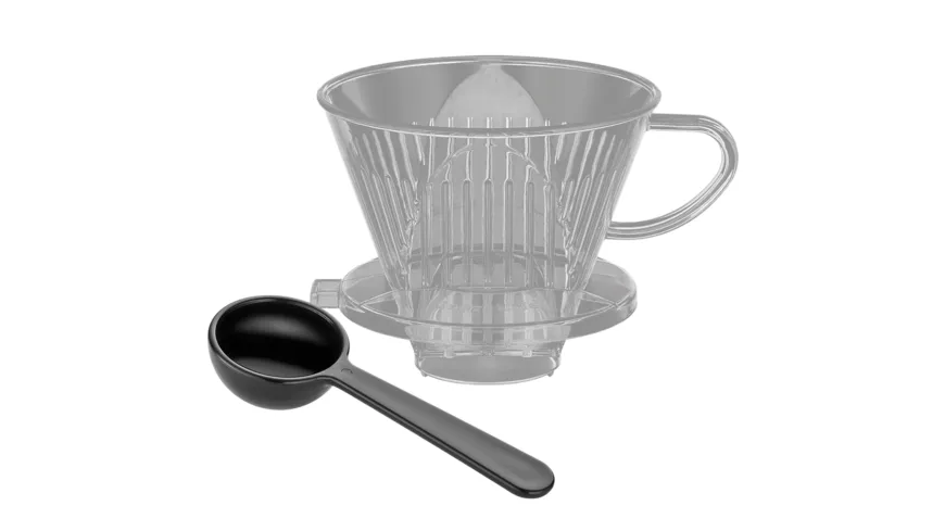 cilio Kaffeefilter Acryl mit Kaffeemaß