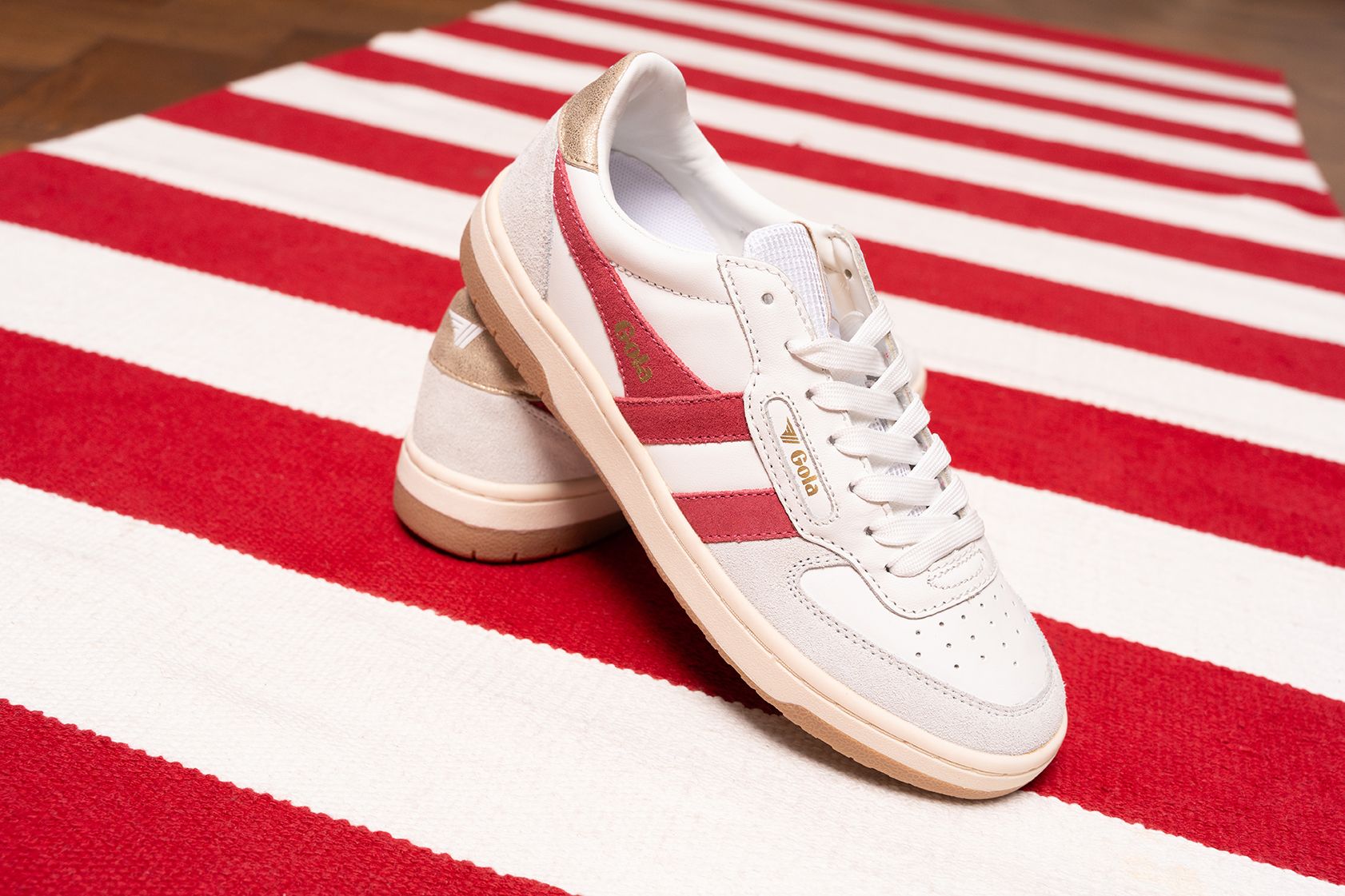 Gola  HAWK CLB336 - Blanc Rouge