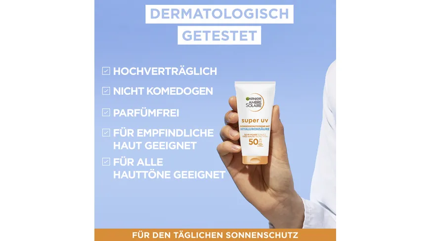 Garnier Ambre Solaire Anti-Age Sonnenschutz-Milch LSF50+ 50 ml