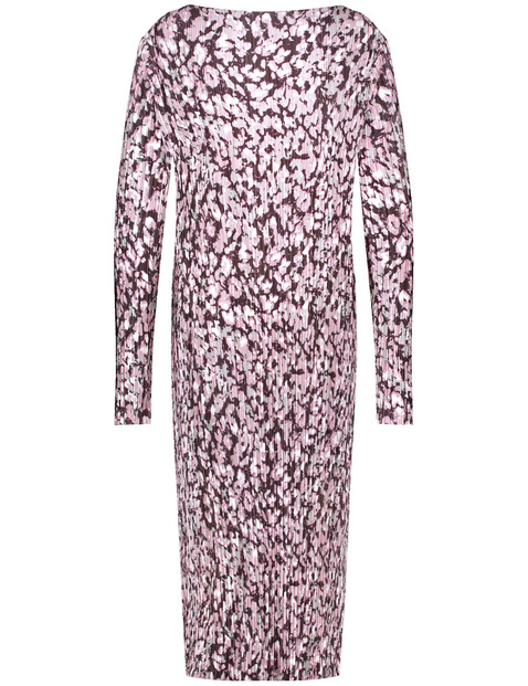Midikleid mit feiner Plissee-Struktur