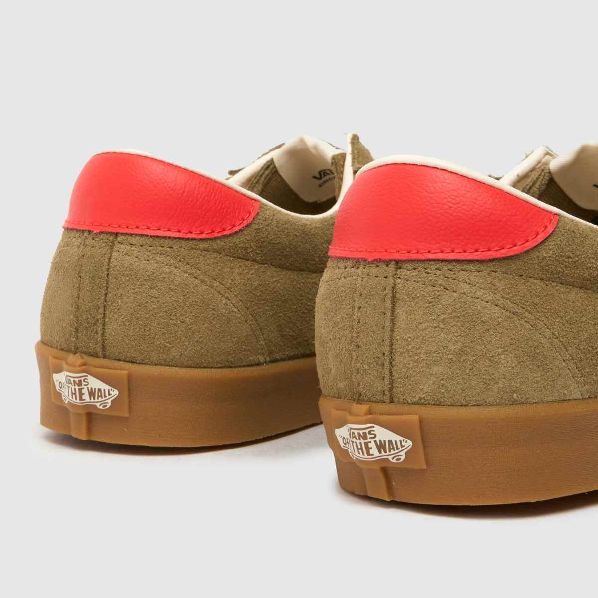 Vans Sport – Låga sneakers i grönt och flerfärgat