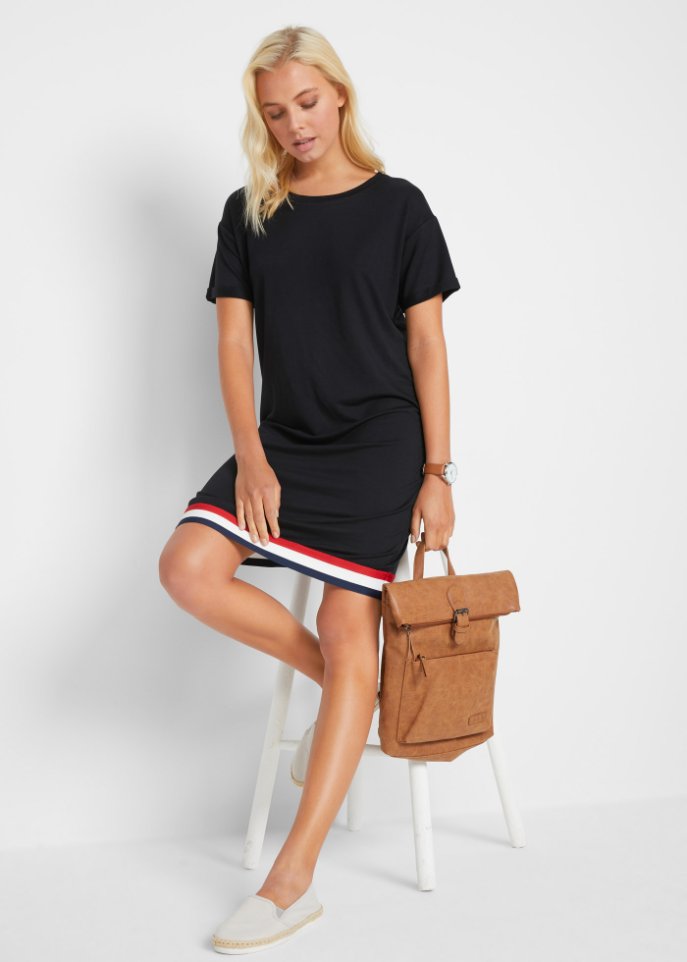 Jerseykleid, Kurzarm