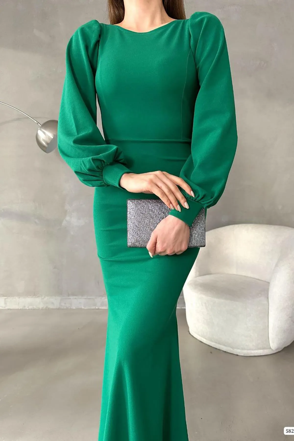 Deafox  Kleid - Grün - A-Linie