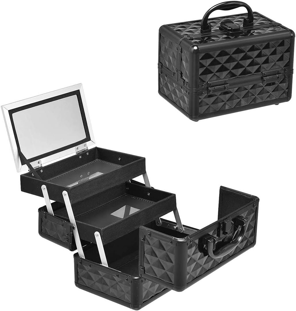 KOMFOTTEU Kosmetikkoffer Schminkkoffer, für Make-up