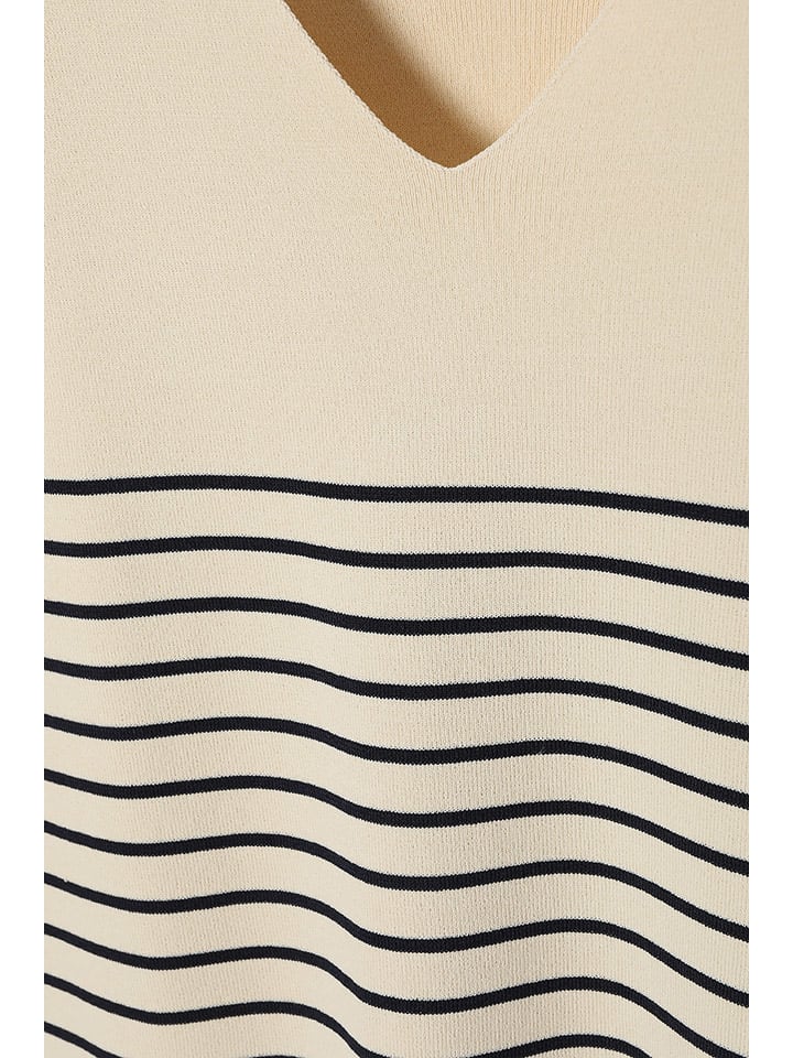 TATUUM Bluse in Beige/ Schwarz günstig kaufen