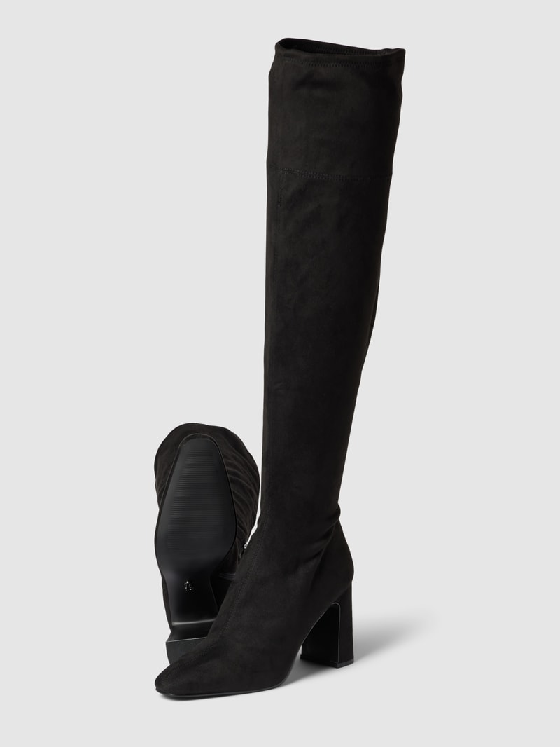 Stiefel mit strukturierter Sohle Modell 'RAPPORT' in schwarz