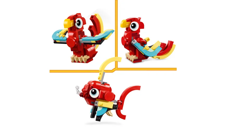 LEGO Creator 3in1 31145 Roter Drache