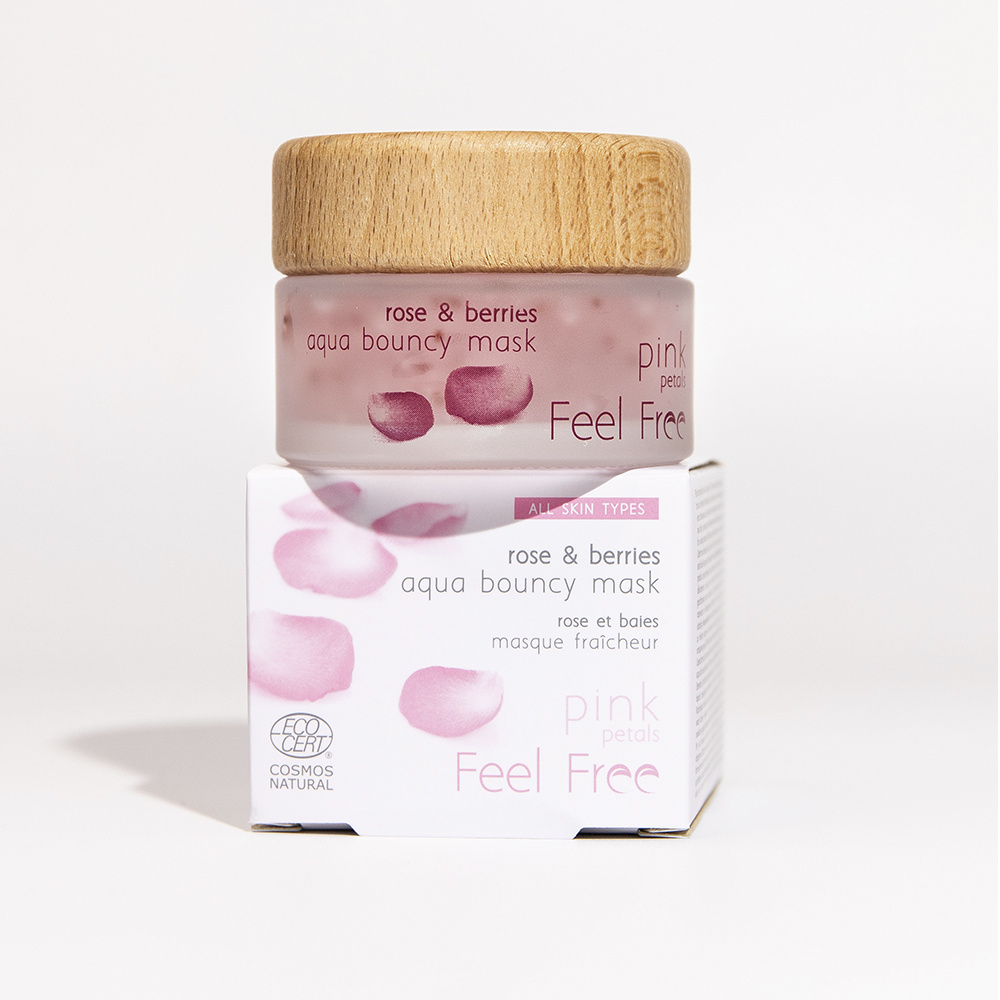 Feel Free Masque Aqua Rose & Baies Aqua Masque Ecocert