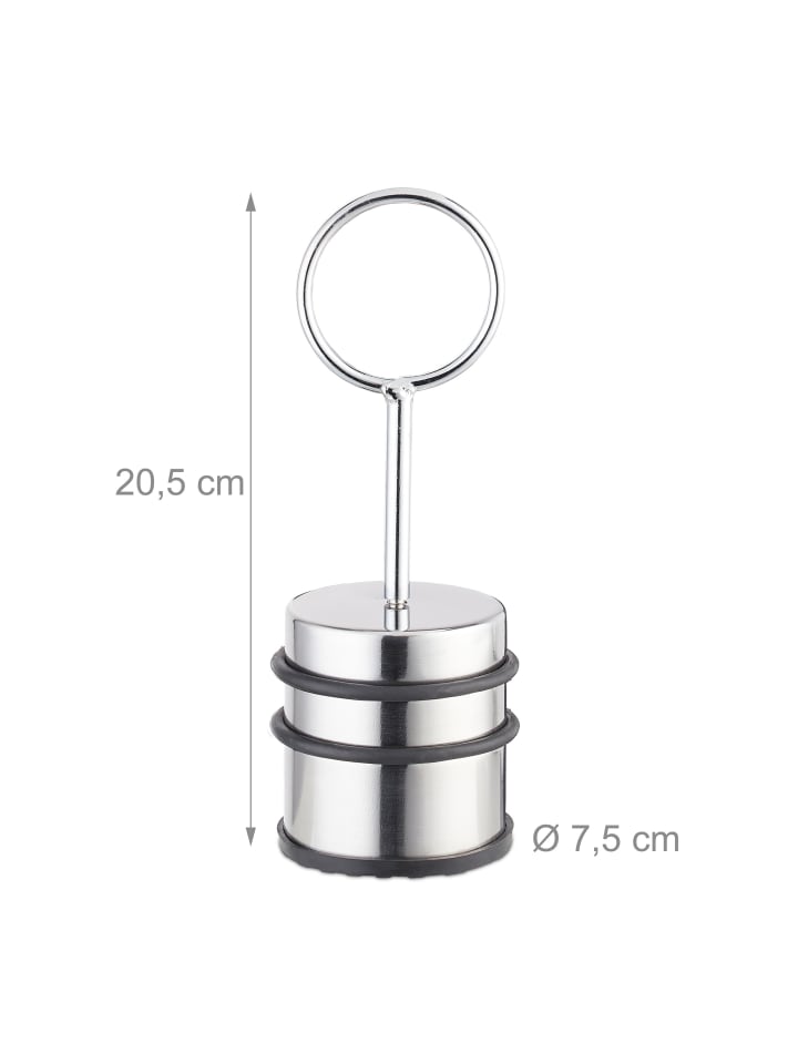 relaxdays Türstopper in Silber günstig kaufen onesize