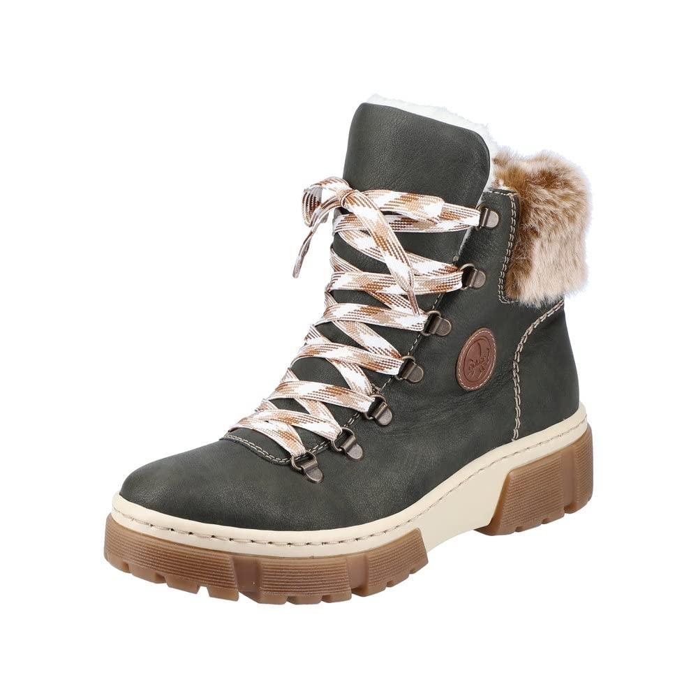 RIEKER Stiefeletten grün HWK Damen Stiefel