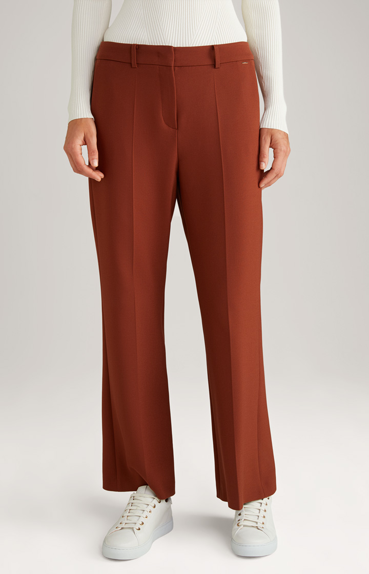 Marlenehose in Kupferbraun