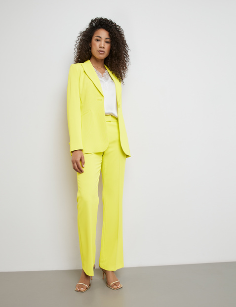 Stretch-Blazer mit Bindegürtel