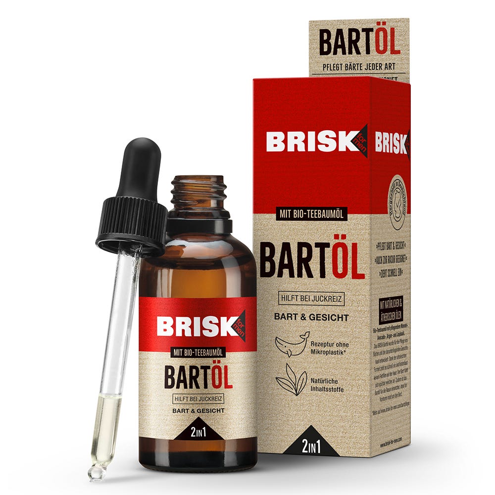 BRISK 2 in 1 Bartöl 50 ml